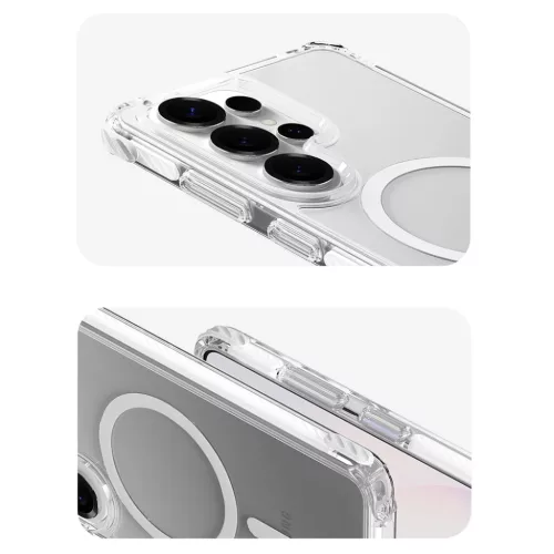  Samsung Galaxy S26 Átlátszó-Fekete Rock Crystal Clear mágneses sz-6942433018266 10 kép