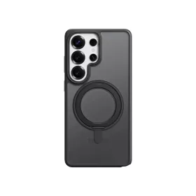  Samsung Galaxy S26 Fekete Rock Rotating Stand Soft Touch Sorozat Mág-6942433018310 1 kép