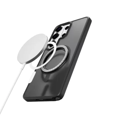  Samsung Galaxy S26 Ultra fekete Rock Rotating Stand Soft Touch Soroza-6942433018334 6 kép