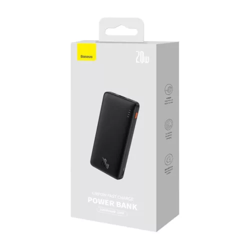 Baseus Airpow 10000mAh 20W powerbank (fekete)-6932172626884 9 kép