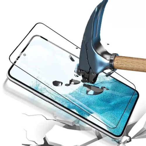 Full Glue 6D Tempered Glass for SAMSUNG GALAXY S22/S23 FEKETE (ujjleny-5900217017899 5 kép
