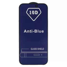 Edzett Üveg Anti-Kék Fény Teljes Ragasztás iPhone 15/15 Pro üvegf-5900217142669 2 kép