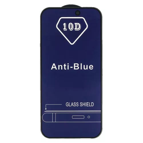 Edzett Üveg Anti-Kék Fény Teljes Ragasztás iPhone 15/15 Pro üvegf-5900217142669 2 kép