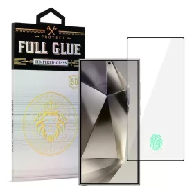Tempered Glass HARD Full Glue 5D Samsung Galaxy S24 Ultra Black (ujjle-5900217161905 1 kép