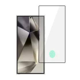 Tempered Glass HARD Full Glue 5D Samsung Galaxy S24 Ultra Black (ujjle-5900217161905 2 kép