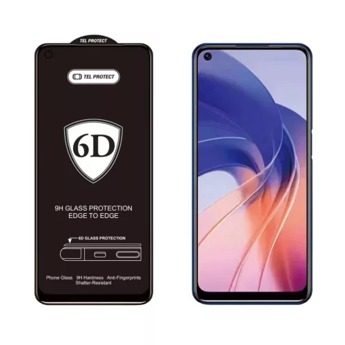 Full Glue 6D üvegfólia Samsung Galaxy A35 5G/A55 5G fekete - 10 PACK-5900217440109 3 kép