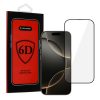 Full Glue 6D Tempered Glass üvegfólia IPHONE 16 PRO fekete kerettel