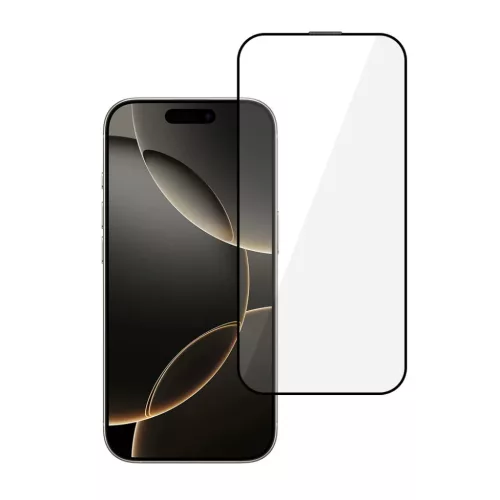 Full Glue 6D Tempered Glass üvegfólia IPHONE 16 PRO /iPhone 17 feket-5900217442516 2 kép