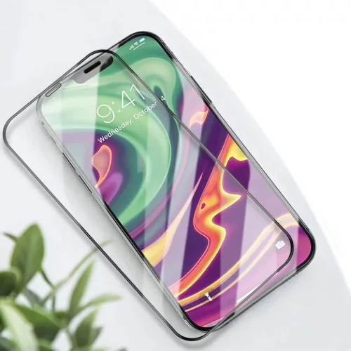Tempered Glass HARD CERAMIC az IPHONE 16 PRO MAX FEKETE üvegfólia-5900217442592 6 kép