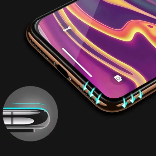 Tempered Glass HARD CERAMIC az IPHONE 16 PRO MAX FEKETE üvegfólia-5900217442592 9 kép