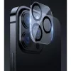 Edzett üveg kemény selyemnyomással kamerához (LENCSE) iPhone 16/16-5900217442738 5 kép