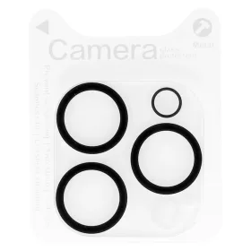   Edzett üveg HARD SILK PRINT a kamera számára (LENCSE) iPhone 16 Pro/16 Pro Max készülékhez (sziget) üvegfólia