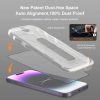 Teljes felületén ragasztott Easy-Stick dobozos üvegfólia IPHONE 16-5900217442950 6 kép