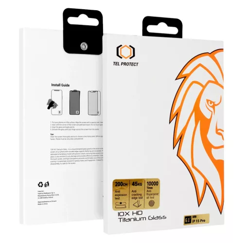 Edzett üveg Tel Protect 10X HD Titanium Samsung Galaxy S25 Ultra (ujj-5900217459309 6 kép