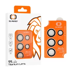   Edzett üveg Tel Protect Titanium Lens 99% AR a kamerához Samsung Galaxy S25 Ultra átlátszó (5 db lencse) üvegfólia