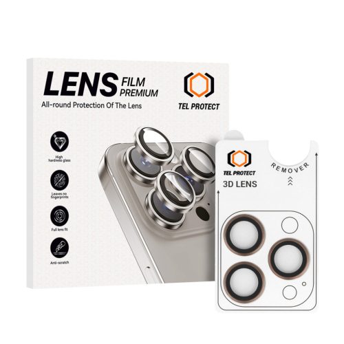 Temperált üveg Tel Protect 3D lencse védőfólia kamera iPhone 15 P-5900217467496 1 kép
