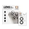Tel Protect 3D kamera lencsevédő üvegfólia iPhone 16/16 Plus fekete (2 darabos lencse)