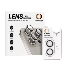 Tel Protect 3D Kamera lencsevédő üvegfólia iPhone 16/16 Plus átl�-5900217467519 1 kép