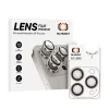 Tempered glass Tel Protect 3D Kamera védő üvegfólia iPhone 16 Pro/16 Pro Max titán (3 darab lencse) üvegfólia