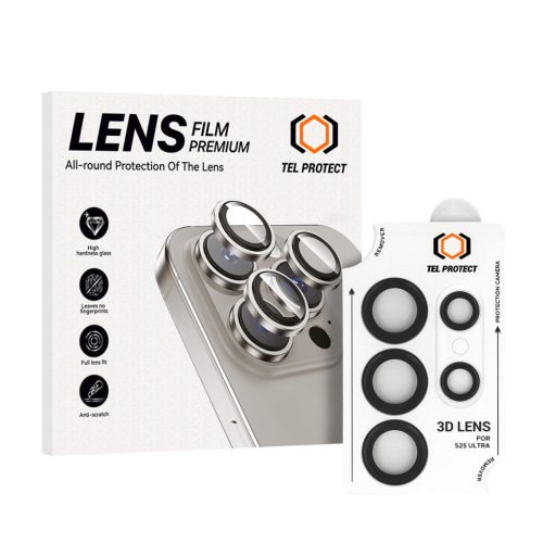 Temperált üveg Tel Protect 3D lencsevédő kamera számára Samsung -5900217467632 2 kép
