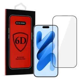    iPhone 17 Air Fekete Tel Protect Full Glue 6D Edzett Üvegfólia