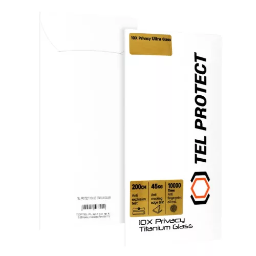  iPhone 14 Titanium 10X Privacy Tel Protect Tempered glass üvegfólia-5900217480662 8 kép