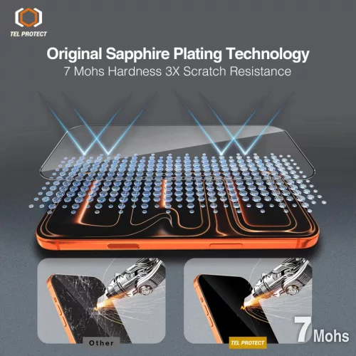Tel Protect 10X HD DLC Gyémánt Bevonat iPhone 17 Air üvegfólia-5900217482604 8 kép