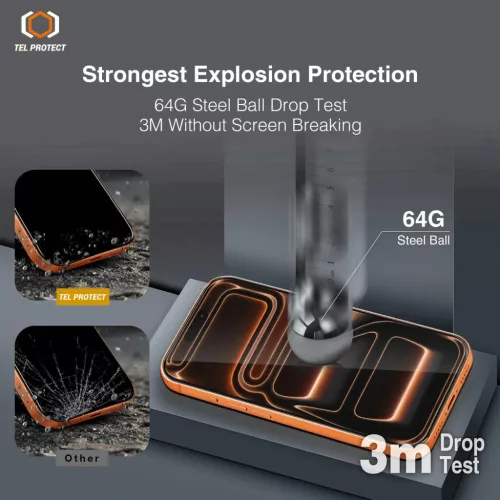 Tel Protect 10X HD DLC Gyémánt Bevonat iPhone 17 Air üvegfólia-5900217482604 10 kép
