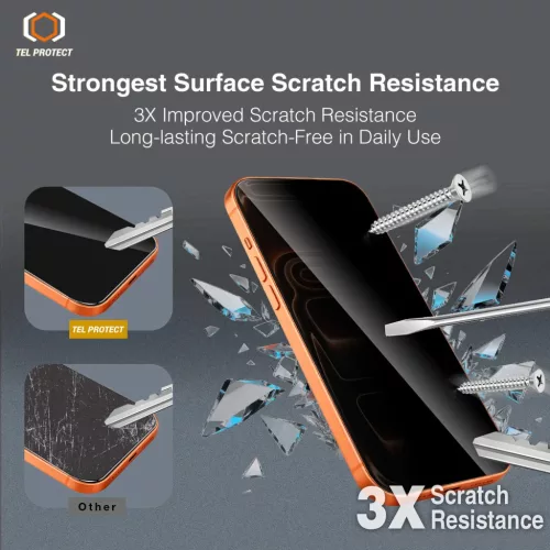 Tempered glass Tel Protect 10X Privacy DLC Diamond Coating for Iphone -5900217482666 8 kép