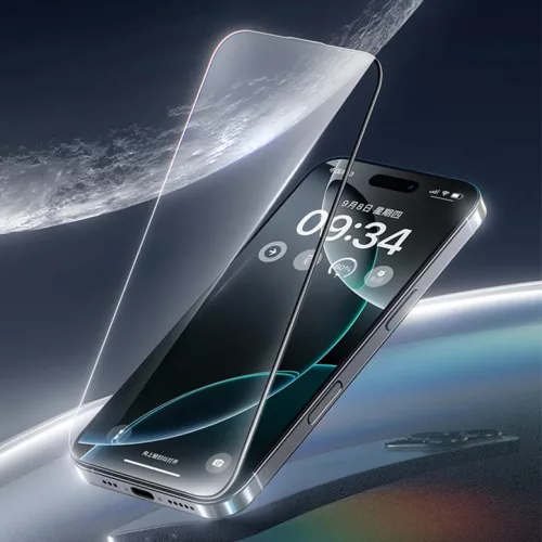  iPhone 17/16 Pro fekete Benks Edzett üveg Joy Touch Matt Üvegfólia-6948005961206 10 kép