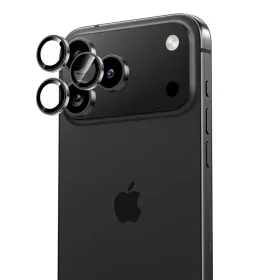    iPhone 17 Pro/17 Pro Max fekete Benks edzett üveg DR zafír lencsevédő kamerára (3 darab lencse) üvegfólia