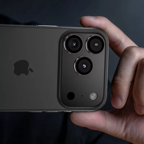  iPhone 17 Pro/17 Pro Max fekete Benks edzett üveg DR zafír lencsev�-6948005961886 4 kép
