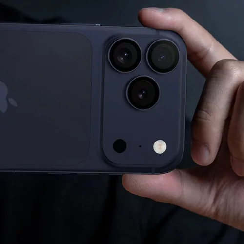  iPhone 17 Pro/17 Pro Max Narancs Benks edzett üveg DR zafír lencsev-6948005919603 5 kép