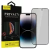 Privát üvegfólia ujjlenyomat feloldással XIAOMI 17/17 PRO Fekete üvegfólia