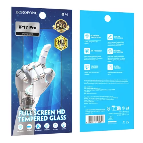Borofone Edzett üveg BF6 Diamond Armor Teljes Képernyős HD iPhone 1-6941991125201 9 kép