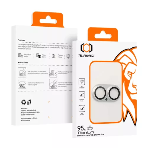  iPhone 17 Ezüst Tempered Glass Tel Protect 95% AR+AF fém kamera vé-5900217497479 10 kép
