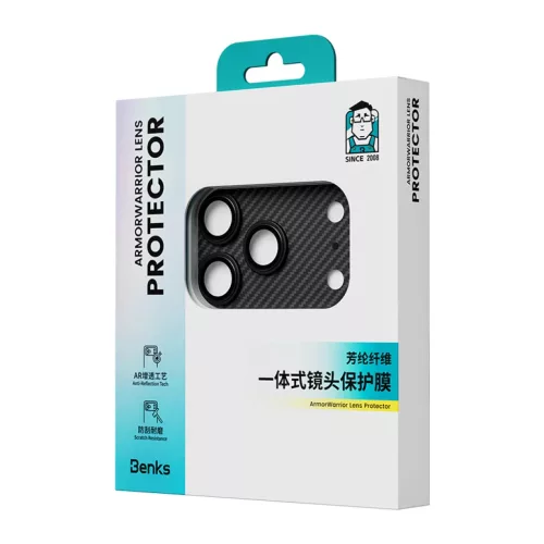 iPhone 17 Pro 600D Benks Tempered glass Armor Warrior Lens (BK69) üve-6948005920456 4 kép