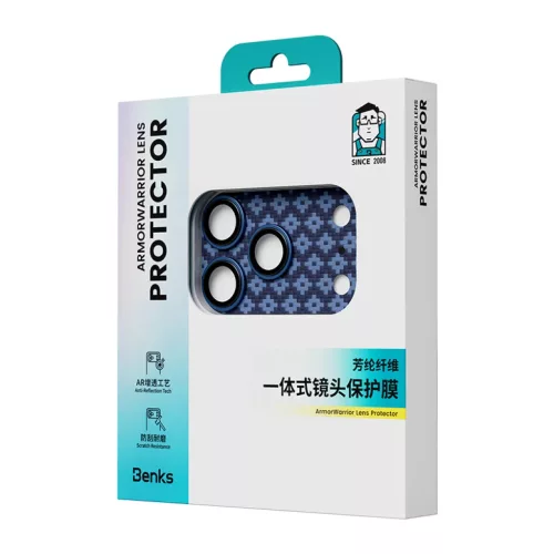 iPhone 17 Pro ArmorGrid Kék Benks edzett üveg Armor Warrior kamerav�-6948005920586 5 kép