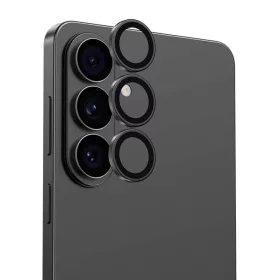   Samsung Galaxy S26/S26 Plus fekete Benks edzett üveg Glass Warrior kameravédő (3 darab lencse) üvegfólia