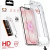 iPhone 13/13 Pro/16E/17E fekete Tel Protect Dust-Free Easy Fit Full Glue 6D edzett üveg