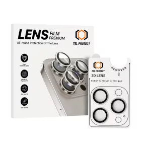 Tel Protect 3D lencse üvegfólia a kamerára iPhone 17 Pro/17 Pro Max-5900217504610 1 kép