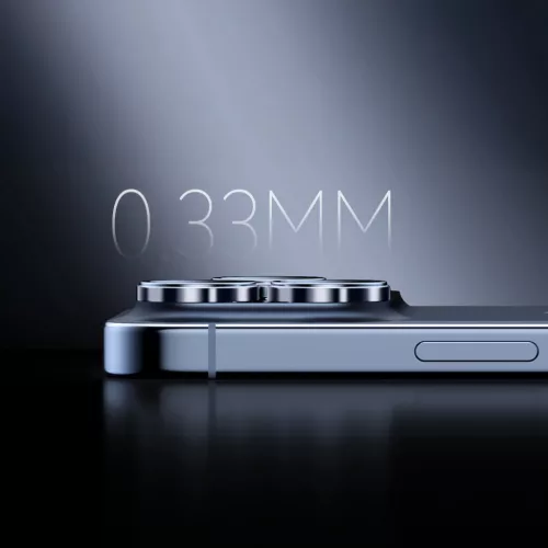  iPhone 17 Pro/17 Pro Max Ezüst Rock edzett üveg Pure Series kamera -6942433011335 2 kép