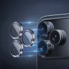  iPhone 17 Pro/17 Pro Max Ezüst Rock edzett üveg Pure Series kamera -6942433011335 3 kép