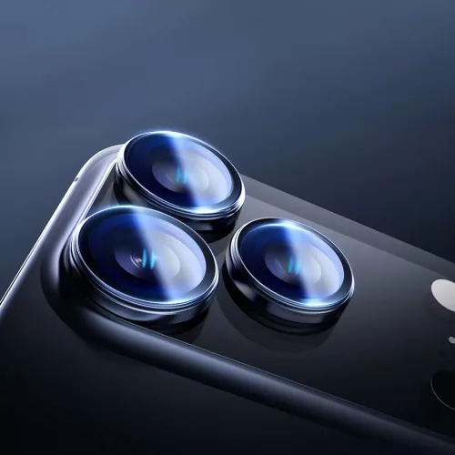  iPhone 17 Pro/17 Pro Max Ezüst Rock edzett üveg Pure Series kamera -6942433011335 6 kép