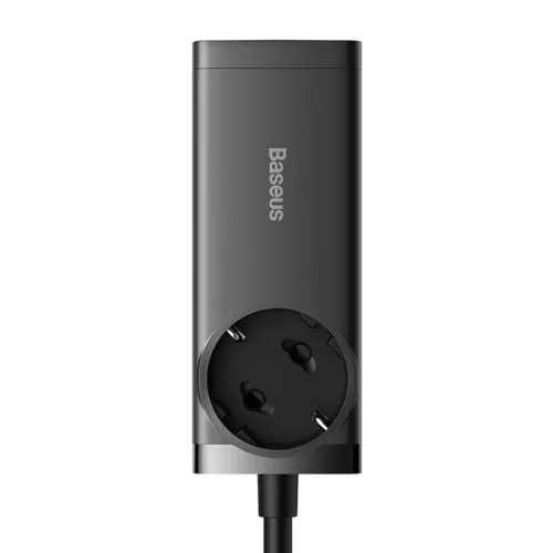 Baseus GaN3 Pro Töltő / elosztó, 2xUSB + 2xUSB-C + AC, 100W (fekete-6932172604233 2 kép