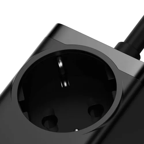 Baseus GaN3 Pro Töltő / elosztó, 2xUSB + 2xUSB-C + AC, 100W (fekete-6932172604233 6 kép