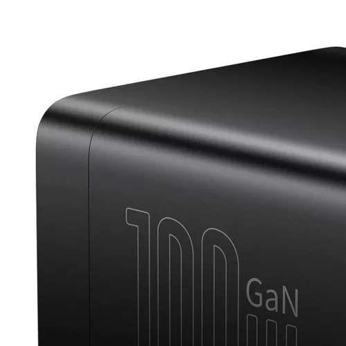 Baseus GaN3 Pro Töltő / elosztó, 2xUSB + 2xUSB-C + AC, 100W (fekete-6932172604233 7 kép