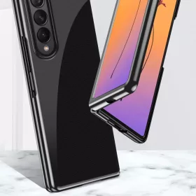 Plating Case tok Samsung Galaxy Z Fold 4 tok kék színű fém kerette-9145576266953 2 kép