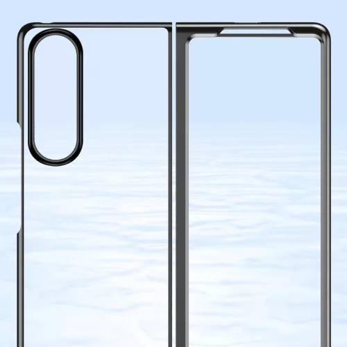 Plating Case tok Samsung Galaxy Z Fold 4 tok kék színű fém kerette-9145576266953 3 kép
