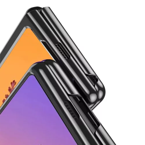 Plating Case tok Samsung Galaxy Z Fold 4 tok kék színű fém kerette-9145576266953 7 kép